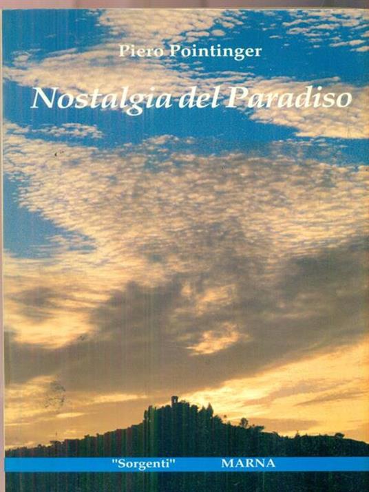 Nostalgia del paradiso - Piero Pointinger - copertina
