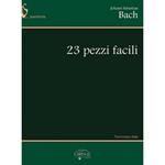  Bach Johann Sebastian, 23 pezzi facili (spartiti musicali)