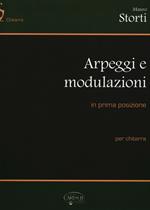 Arpeggi e modulazioni in prima posizione per chitarra