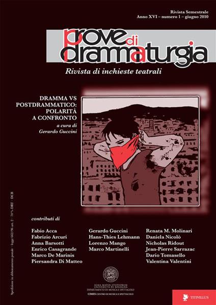 Prove di drammaturgia (2010). Vol. 1 - Gerardo Guccini - ebook