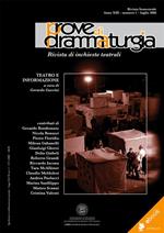 Prove di drammaturgia (2008). Vol. 1: Prove di drammaturgia (2008)