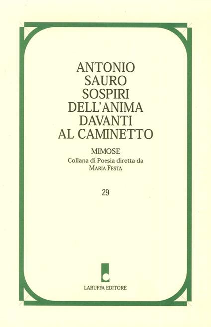 Sospiri dell'anima davanti al caminetto - Antonio Sauro - copertina