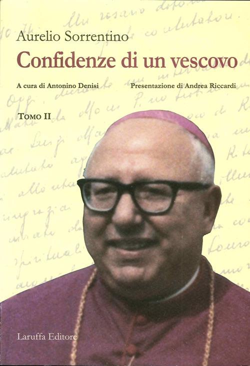 Confidenze di un vescovo - Aurelio Sorrentino - copertina