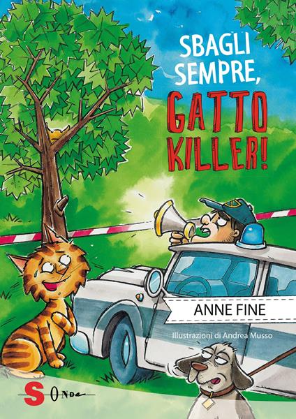 Sbagli sempre, gatto killer! - Anne Fine - copertina
