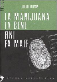 La marijuana fa bene Fini fa male - Guido Blumir - copertina