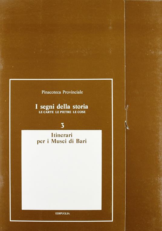 Itinerari per i musei di Bari - copertina