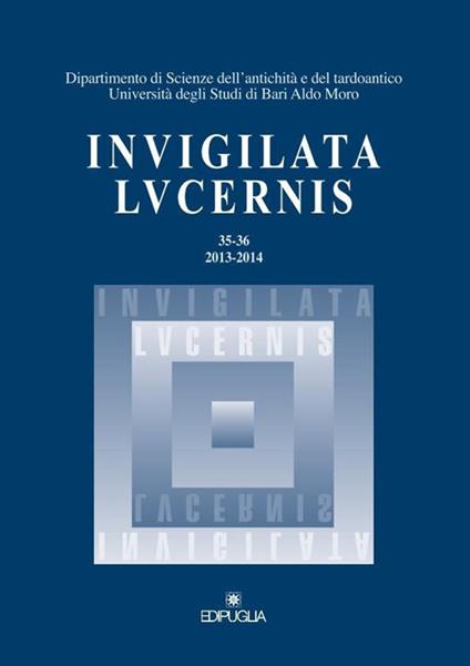 Invigilata Lucernis vol. 35-36 - copertina