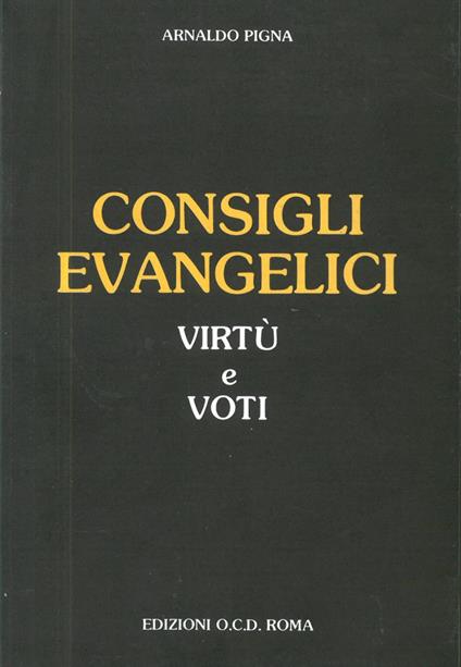 Consigli evangelici, virtù e voti - copertina