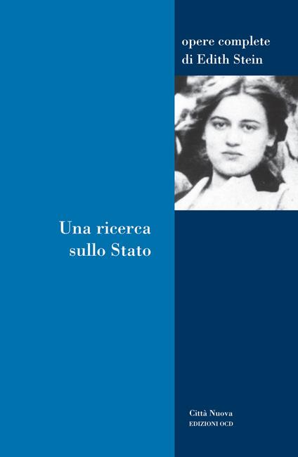 Una ricerca sullo stato - Edith Stein - copertina