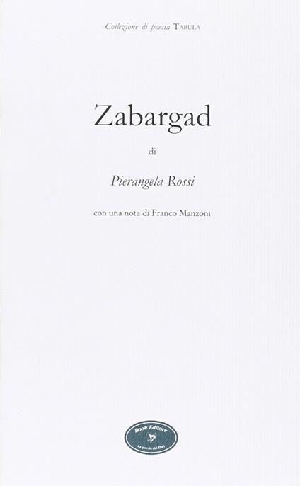 Zabargad - Pierangela Rossi - copertina