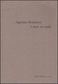 È stato un nulla - Agostino Bonalumi - copertina