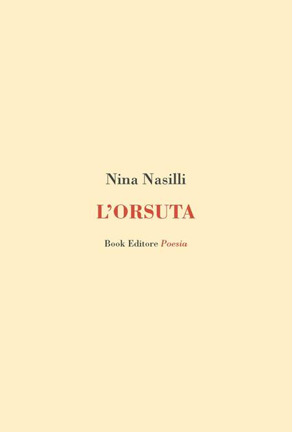 L'orsuta - Nina Nasilli - copertina
