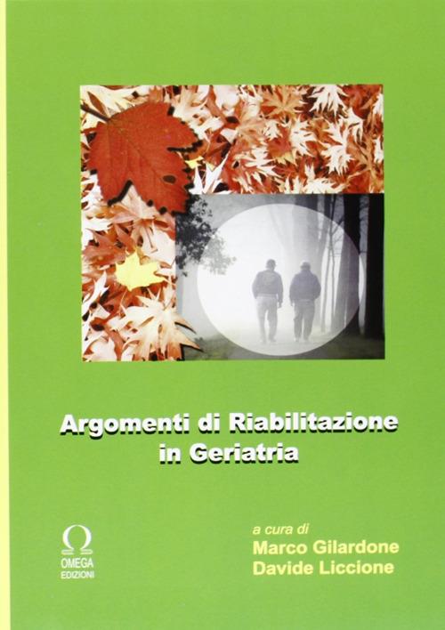 Argomenti riabilitazione geriatria - copertina