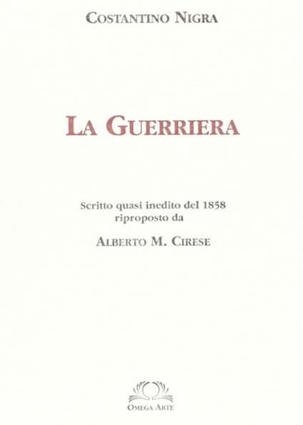 La guerriera - Costantino Nigra - copertina