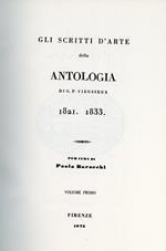 Antologia. Gli scritti d'arte dell'Antologia di G. P. Vieusseux