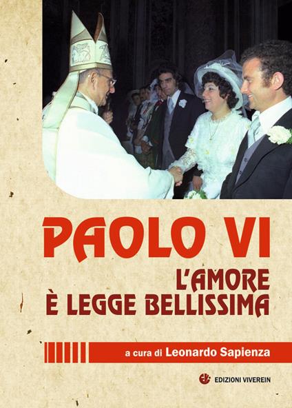Paolo VI. L'amore è legge bellissima - copertina