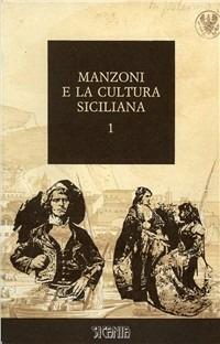 Manzoni e la cultura siciliana - copertina