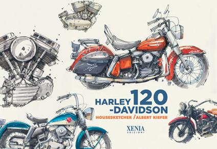 Harley Davidson. 120 anni. Ediz. a colori - Albert Kiefer - copertina