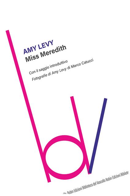 Miss Meredith - Amy Levy - copertina