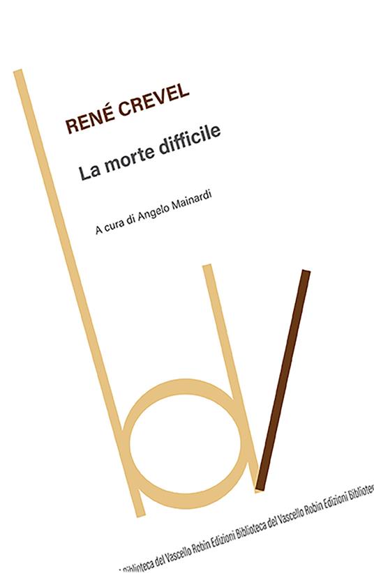 La morte difficile - René Crevel - copertina