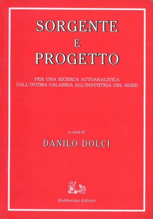 Sorgente e progetto - Danilo Dolci - copertina