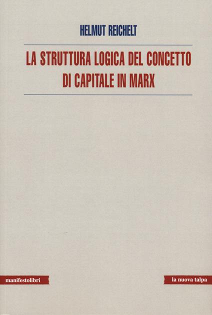 La struttura logica del concetto di capitale in Marx - Helmut Reichelt - copertina