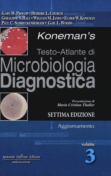 Koneman's testo-atlante di microbiologia diagnostica. Vol. 3 - copertina