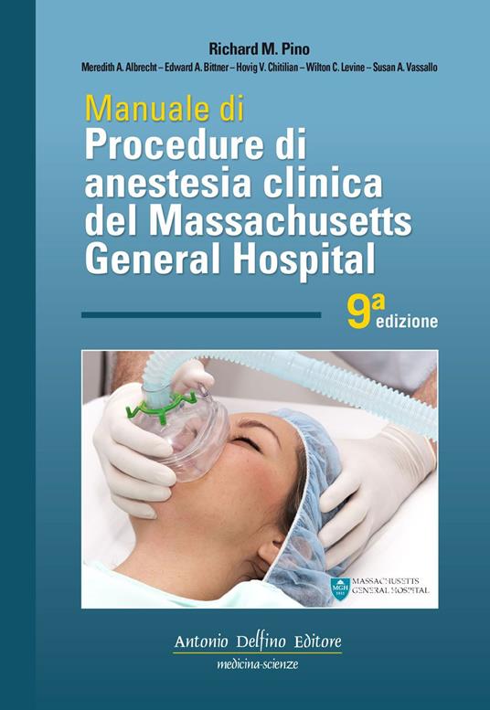 Manuale di procedure di anestesia clinica del Massachusetts general hospital - copertina