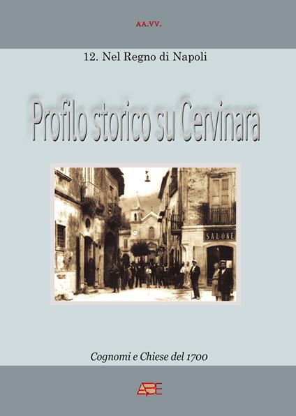 Profilo storico su Cervinara. Cognomi e chiese del 1700 - copertina