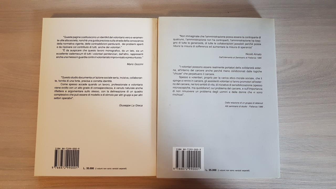 Il volontariato penitenziario oggi. Guida per il volontario penitenziario