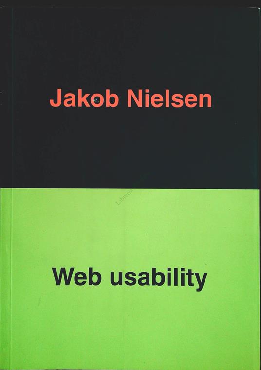 Web usability - Jakob Nielsen - copertina