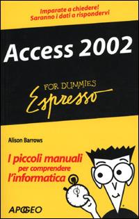 Access 2002 - Alison Barrows - copertina