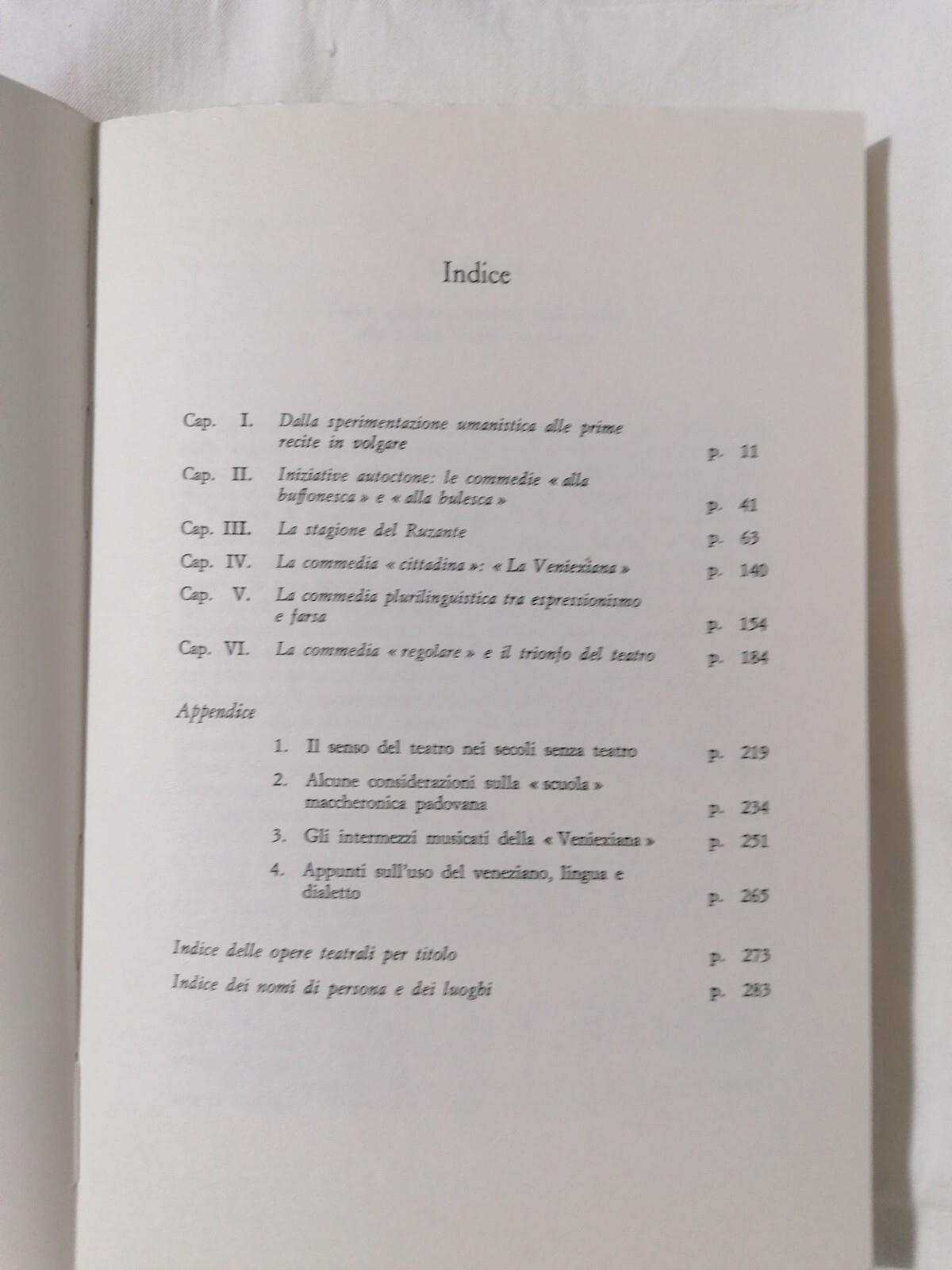 La commedia rinascimentale veneta (1433-1565)