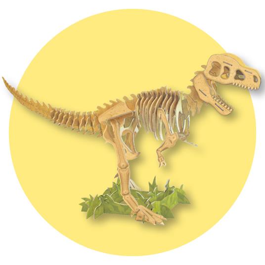 Costruisci il tuo T-Rexe scopri il mondo dei dinosauri. Libro pop-up. Con modellino di 49 pezzi - Darren Naish - 3