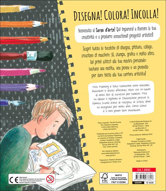 Corso d'arte. Con gadget - Mick Manning,Brita Granström - 2