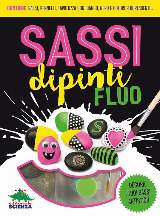 Sassi dipinti fluo. Ediz. a colori - Jaclyn Crupi - copertina