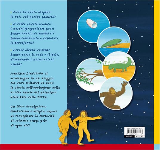 Tutto dal principio: cellule, dinosauri, uomini. L'evoluzione della vita. Ediz. illustrata - Jonathan Lindström - 2