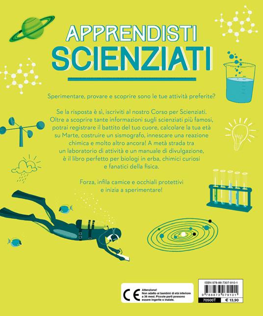 Apprendisti scienziati. Sperimenta, prova, scopri! Ediz. a colori. Con poster, modellino e adesivi - Steve Martin - 2