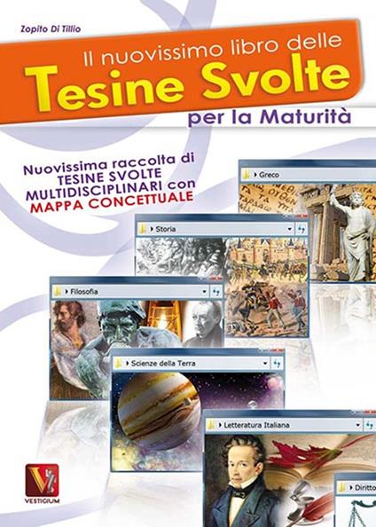 Il nuovissimo libro delle tesine svolte per la maturità - Zopito Di Tillio - copertina