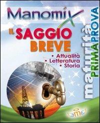 Manomix. Il saggio breve - copertina