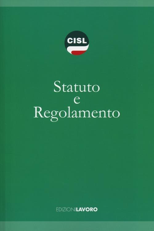 Statuto e regolamento - copertina