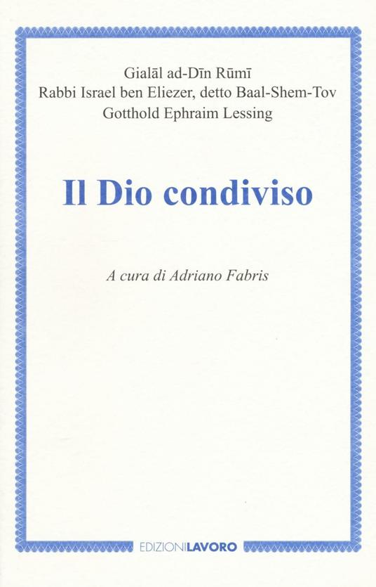 Il Dio condiviso - copertina