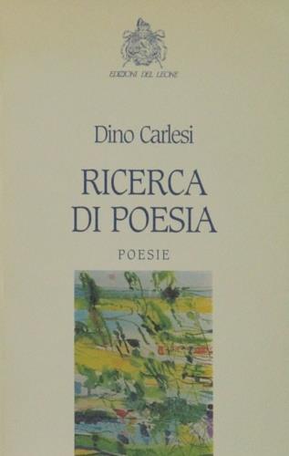 Ricerca di poesia - Dino Carlesi - copertina