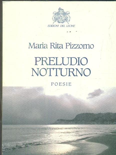Preludio notturno - Rita Parodi Pizzorno - copertina