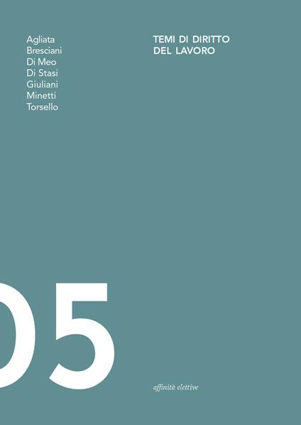 Temi di diritto del lavoro - copertina