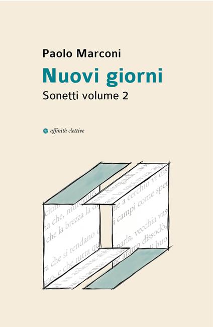 Nuovi giorni. Sonetti. Vol. 2 - Paolo Marconi - copertina