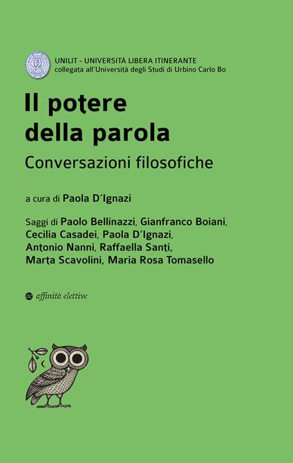 Il potere della parola. Conversazioni filosofiche - copertina