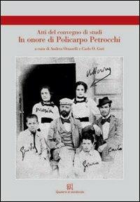 In onore di Policarpo Petrocchi. Atti del Convegno di studi - copertina