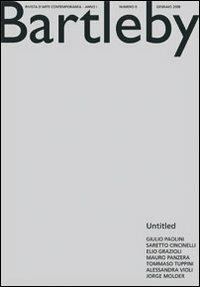 Bartleby n. 0 - copertina