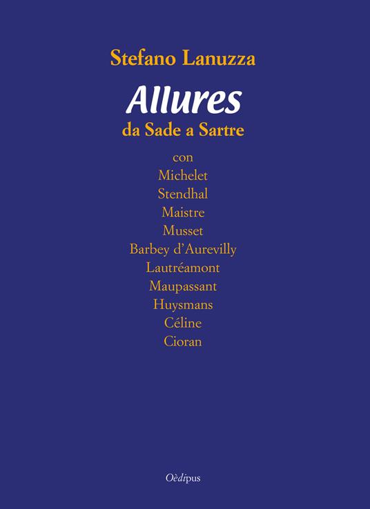 Allures. Da Sade a Sartre - copertina